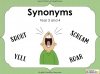 Synonyms - Year 3 and 4 Teaching Resources (slide 1/24)